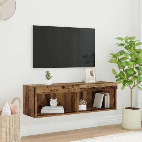 TV szekrény garnitúra Öreg fa 100 x 30 x 30 cm Faanyag