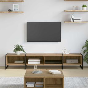 TV szekrény Művészi tölgy 170.5 x 36 x 30.5 cm Faanyag
