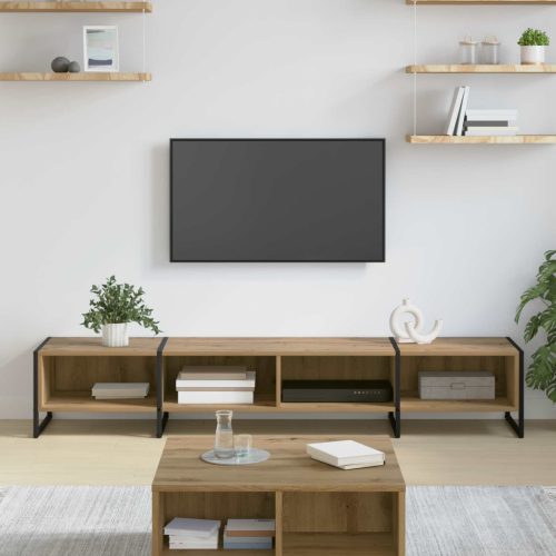 TV szekrény Művészi tölgy 170.5 x 36 x 30.5 cm Faanyag