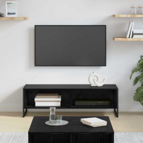 TV szekrény Fekete tölgy 100 x 36.5 x 30.5 cm Faanyag