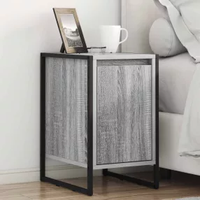   Éjjeli asztal 2 pcs Szürke Sonoma 39,5 x 30 x 50 cm Faanyag