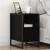 Éjjeli asztal fiókkal Fekete tölgy 39,5 x 30 x 50 cm Faanyag