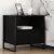 Éjjeli asztal 2 pcs Fekete tölgy 50 x 39,5 x 50 cm Faanyag