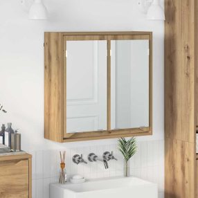   Fürdőszobai tükörszekrény Artisan tölgy 60 x 20 x 60 cm Faanyag