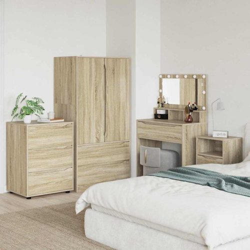 Tárolószekrény Sonoma tölgy 60 x 48 x 81 cm Faanyag