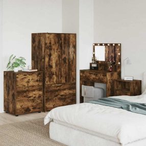 Tárolószekrény Füstölt tölgy 60 x 48 x 81 cm Faanyag