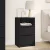 Éjjeli asztal fiókkal Fekete 40 x 30 x 467 cm Faanyag