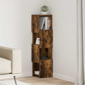 Sarokszekrény Füstölt tölgy 25,5x25x102cm Faanyag