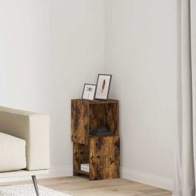 Sarokszekrény Füstölt tölgy 25,5x25x55cm Faanyag