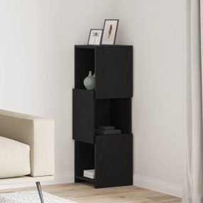 Sarokszekrény Fekete tölgy 30,5x30x95cm Faanyag