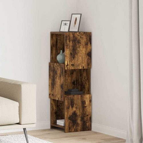 Sarokszekrény Füstölt tölgy 30,5x30x95cm Faanyag