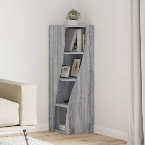 Sarokszekrény Szürke Sonoma 32x32x102cm Faanyag