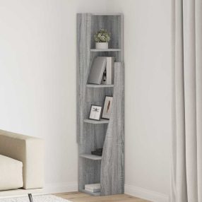 Sarokszekrény Szürke Sonoma 27,5x27x140cm Faanyag