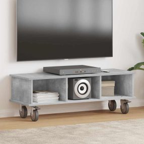TV állvány Beton Szürke 100 x 35 x 35 cm Faanyag