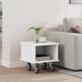 TV állvány Fehér 37 x 35 x 35 cm Faanyag