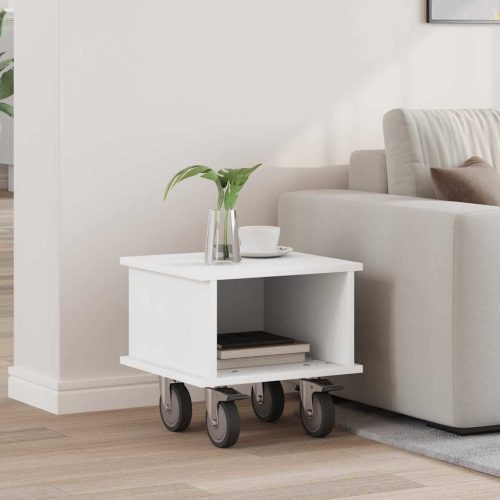 TV állvány Fehér 37 x 35 x 35 cm Faanyag