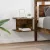 vidaXL Éjjeli asztal 2 pcs Füstölt tölgy 40 x 30 x 25 cm Faanyag
