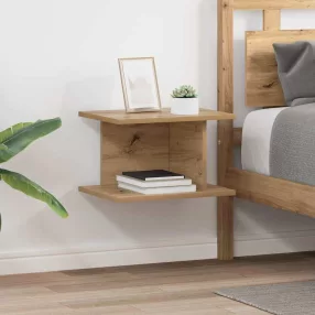   vidaXL Éjjeli asztal 2 pcs Artisan tölgy 40 x 30 x 25 cm Faanyag