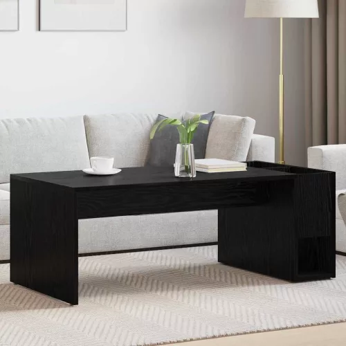 Dohányzóasztal Fekete tölgy 101,5 x 50 x 37 cm Faanyag