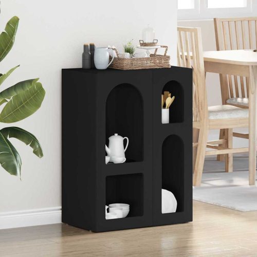 Széf Fekete 59 x 35 x 80.5 cm Faanyag