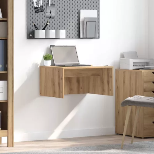 Falra szerelhető íróasztal Artisan tölgy 60 x 45 x 30 cm