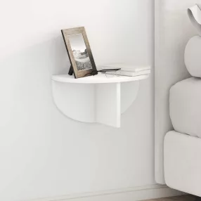   Falpolc Falra szerelhető 2 pcs Fehér 38 x 19 x 19 cm Faanyag