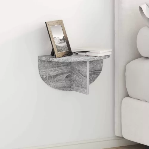 Falpolc Falra szerelhető Szürke Sonoma 38 x 19 x 19 cm Faanyag