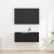 TV Fali Szekrény 2 pcs Fekete 60 x 31 x 29.5 cm Faanyag