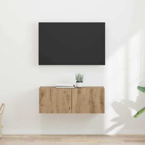   TV Fali Szekrény 2 pcs Művészi tölgy 60 x 31 x 29.5 cm Faanyag