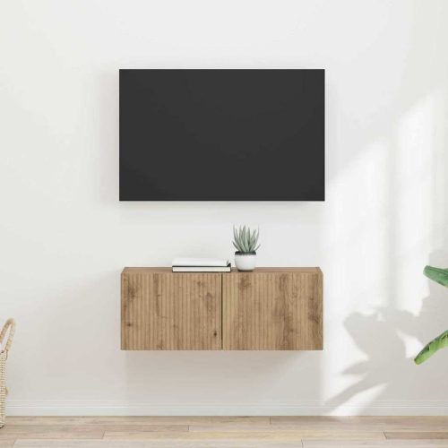 TV Fali Szekrény 2 pcs Művészi tölgy 60 x 31 x 29.5 cm Faanyag