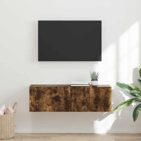 TV Fali Szekrény Füstölt tölgy 98 x 31 x 29,5 cm Faanyag
