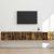 TV Fali Szekrény 2 pcs Füstölt tölgy 98 x 31 x 29,5 cm Faanyag