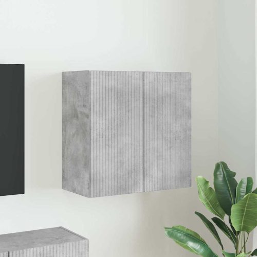 TV Fali Szekrény Beton Szürke 59,5 x 31 x 60 cm Faanyag