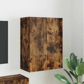 TV Fali Szekrény Füstölt tölgy 59,5 x 31 x 80 cm Faanyag