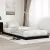 vidaXL Földi ágykeret Fekete tölgy 71,5 x 190 cm Faanyag