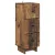 vidaXL Fiókos szekrény Antik Fa 33 x 34,5 x 90 cm Szerelt Fa
