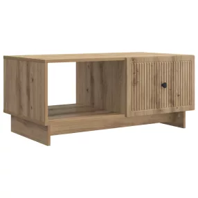   vidaXL Dohányzóasztal Kézműves Tölgy 90 x 50 x 40 cm Szerelt Fa