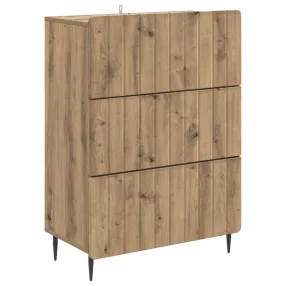   vidaXL Fiókos szekrény Kézműves Tölgy 66 x 34,5 x 92 cm Szerelt Fa