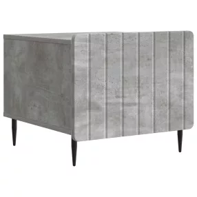   vidaXL Dohányzóasztal fiókkal Betonszürke 49 x 50 x 42 cm Szerelt Fa