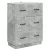 vidaXL Fiókos szekrény Betonszürke 66 x 34,5 x 87 cm Szerelt Fa