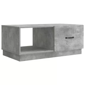   vidaXL Dohányzóasztal Betonszürke 90 x 50 x 37 cm Szerelt Fa