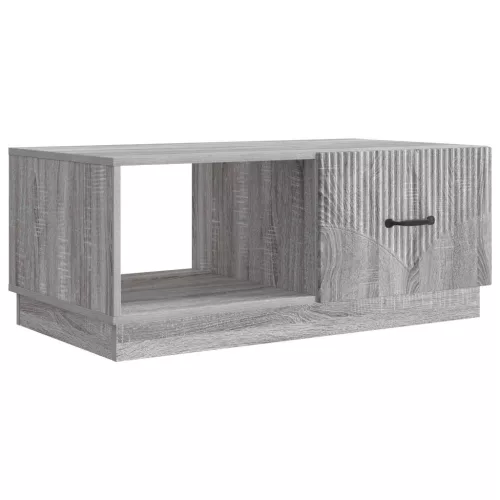 vidaXL Dohányzóasztal Szürke Sonoma 90 x 50 x 37 cm Szerelt Fa