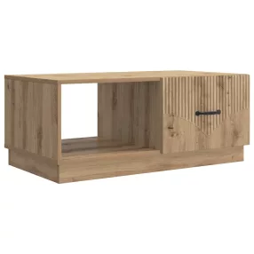   vidaXL Dohányzóasztal Kézműves Tölgy 90 x 50 x 37 cm Szerelt Fa