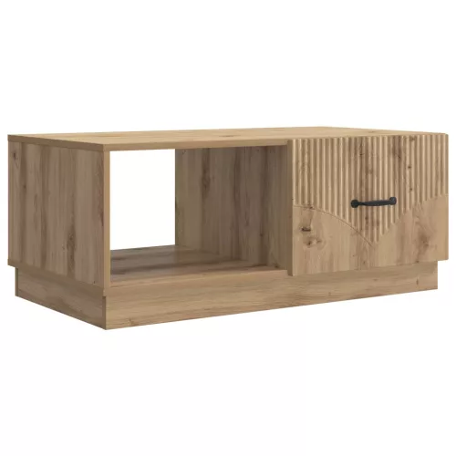vidaXL Dohányzóasztal Kézműves Tölgy 90 x 50 x 37 cm Szerelt Fa