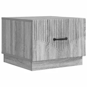   vidaXL Dohányzóasztal fiókkal Szürke Sonoma 49 x 50 x 37 cm Szerelt Fa