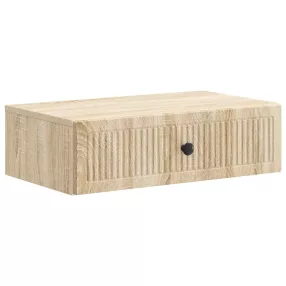   vidaXL Fali oldaltábla Sonoma Tölgy 59 x 34,5 x 17 cm Szerelt Fa