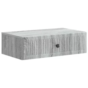   vidaXL Fali oldaltábla Szürke Sonoma 59 x 34,5 x 17 cm Szerelt Fa