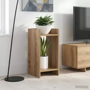   vidaXL Növényállvány 2 pcs Kézműves Tölgy 30 x 30 x 60 cm Mérnöki fa