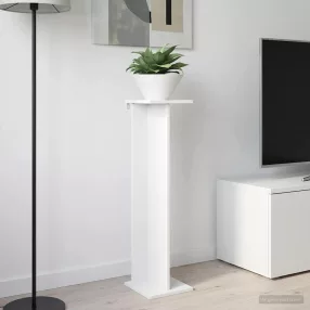   vidaXL Növényállvány Fehér 25 x 25,5 x 100,5 cm Mérnöki fa