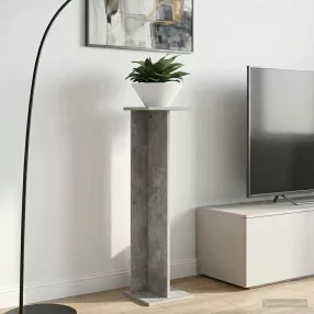   vidaXL Növényállvány 2 pcs Beton Szürke 25 x 25,5 x 100,5 cm